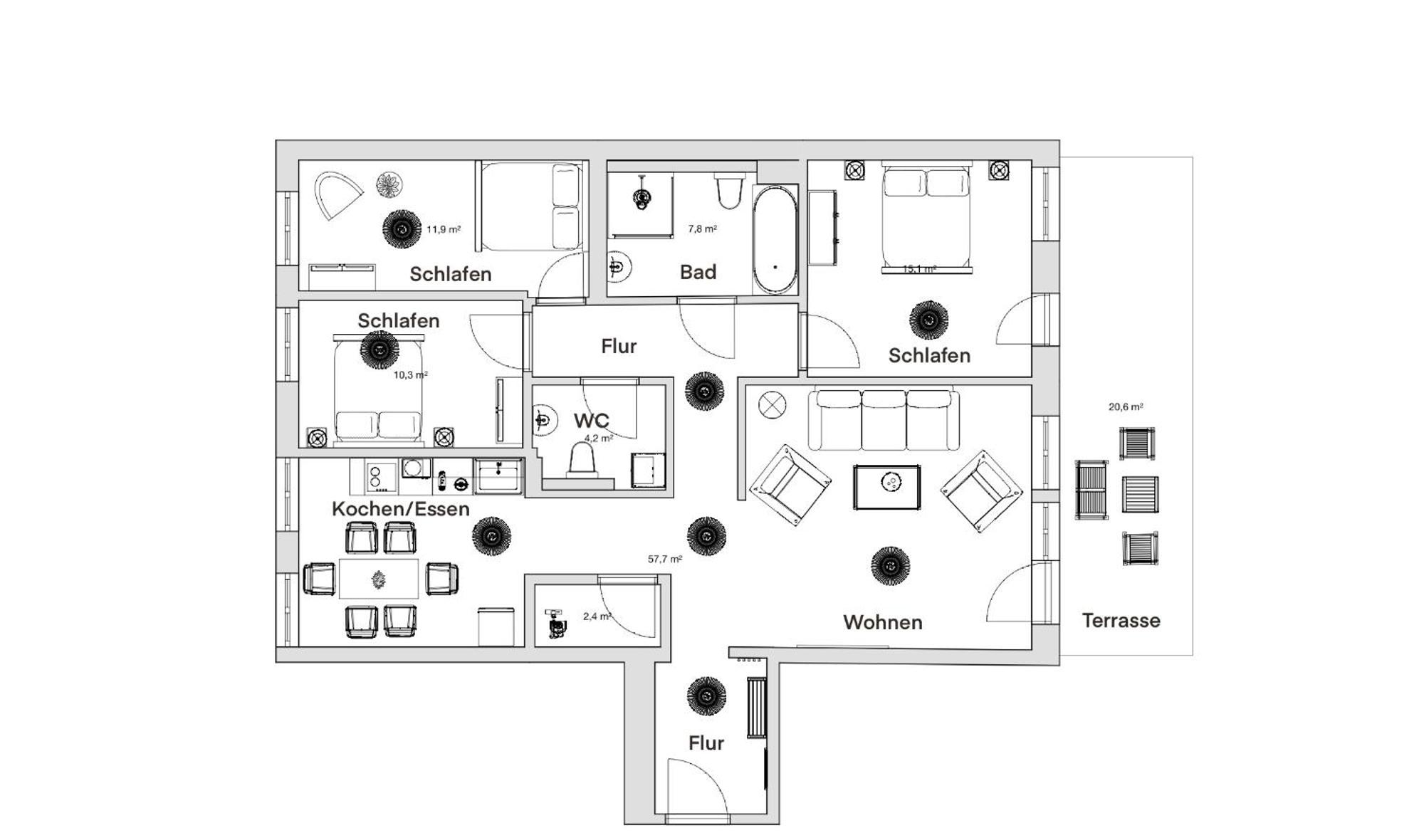 Pineapple Apartments Dresden Altstadt I - 117 Qm - 1X Free Parking מראה חיצוני תמונה